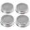 4-pack Stainless Steel Sprout Jar Lid Kit Mason Jar Making 1