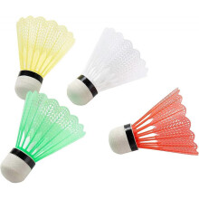 Mixed Colour Shuttlecocks In Tube for Outdoor and Indoor Badminton (Pack Of 12)