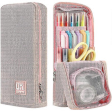 Standing Pencil Case Large Capacity,multi-layer Pen Pouch Pen Holder