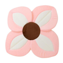 Baby Bath Mat Non-Slip Petal Shaped Pink Portable