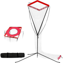 Volleyball Training Net, Adjustable Height And Angle Target For Serving, Spiking, Setting, Indoor Practice
