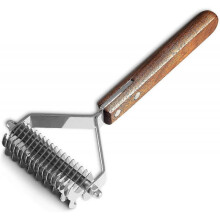 Premium 2-sided Pet Dematting Undercoat Rake Comb for Dogs & Cats
