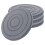 4Pcs Dark Grey Diatomite Absorbent Coasters Durable Table Drink Pads 9
