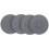4Pcs Dark Grey Diatomite Absorbent Coasters Durable Table Drink Pads 7