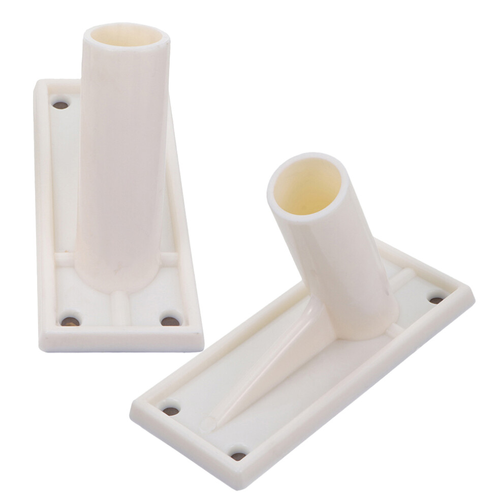 Uchwyt Maszt Flagowy 2 , BiałY, Samoprzylepny, ZewnęTrzny-image