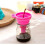 (8 pcs, one-size) 4pcs/8pcs Random Color Silicone Funnels, Foldable Collapsible Funnels, Creative Kitchen Funnels 5