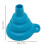 (8 pcs, one-size) 4pcs/8pcs Random Color Silicone Funnels, Foldable Collapsible Funnels, Creative Kitchen Funnels 7