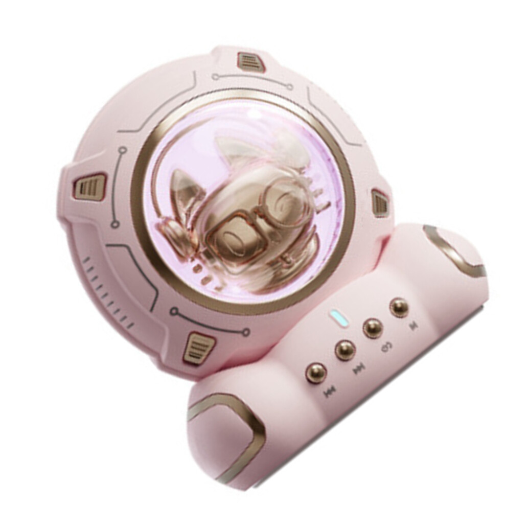 Pink Night Light Bluetooth Speaker Portable Clear Sound for Home and Car-image-OPC-PKMVRWZ-NEW