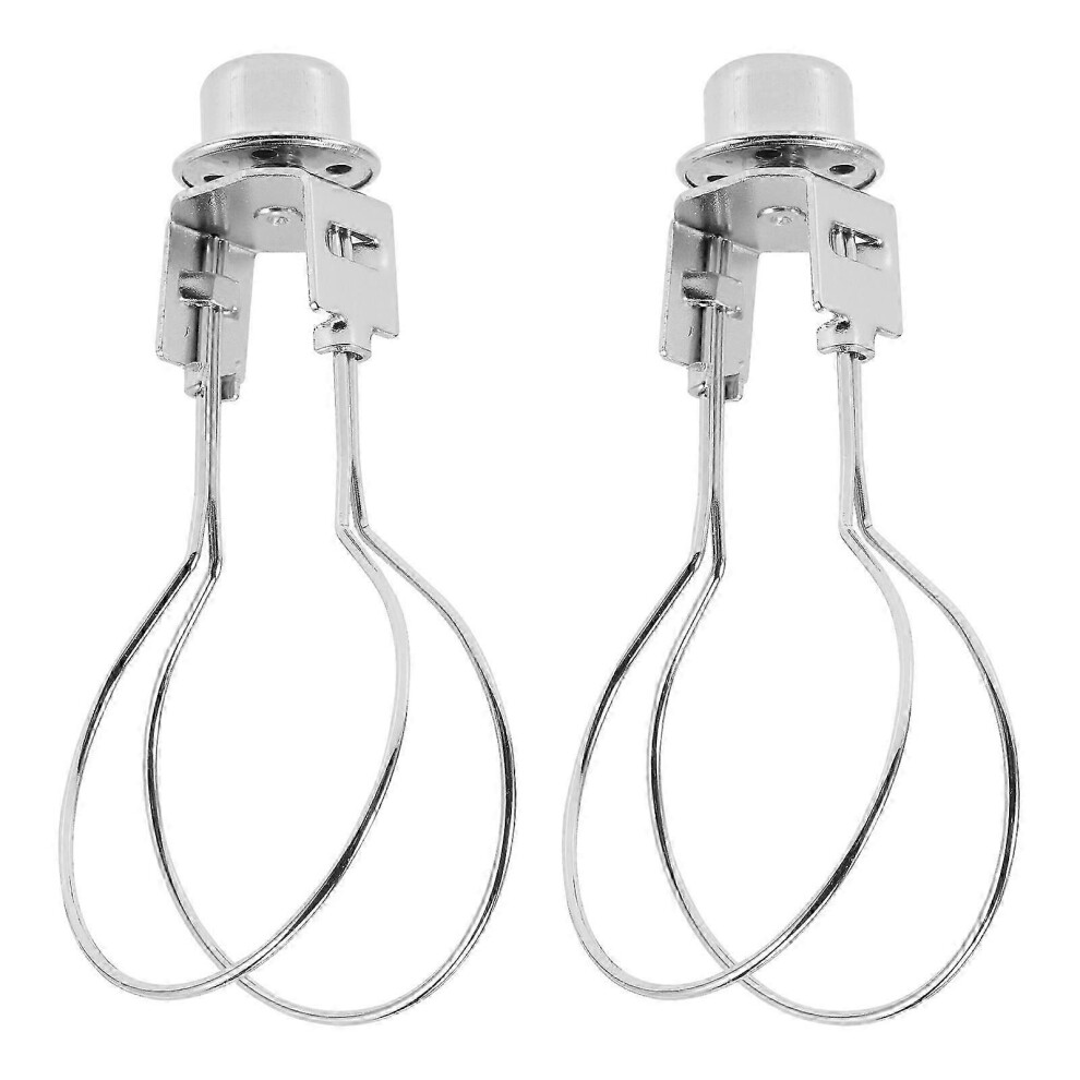Lampshades Table Lamps Ceiling Lamp Shade Holder Lamp Parts Bulb Clip Adapter Lampshade Holder Lampshade Holder Lampshade Holder Silver