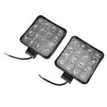 Pack 48W Cree LED Square Work Light 6000K for Tractor SUV Truck 4WD 12V 24V