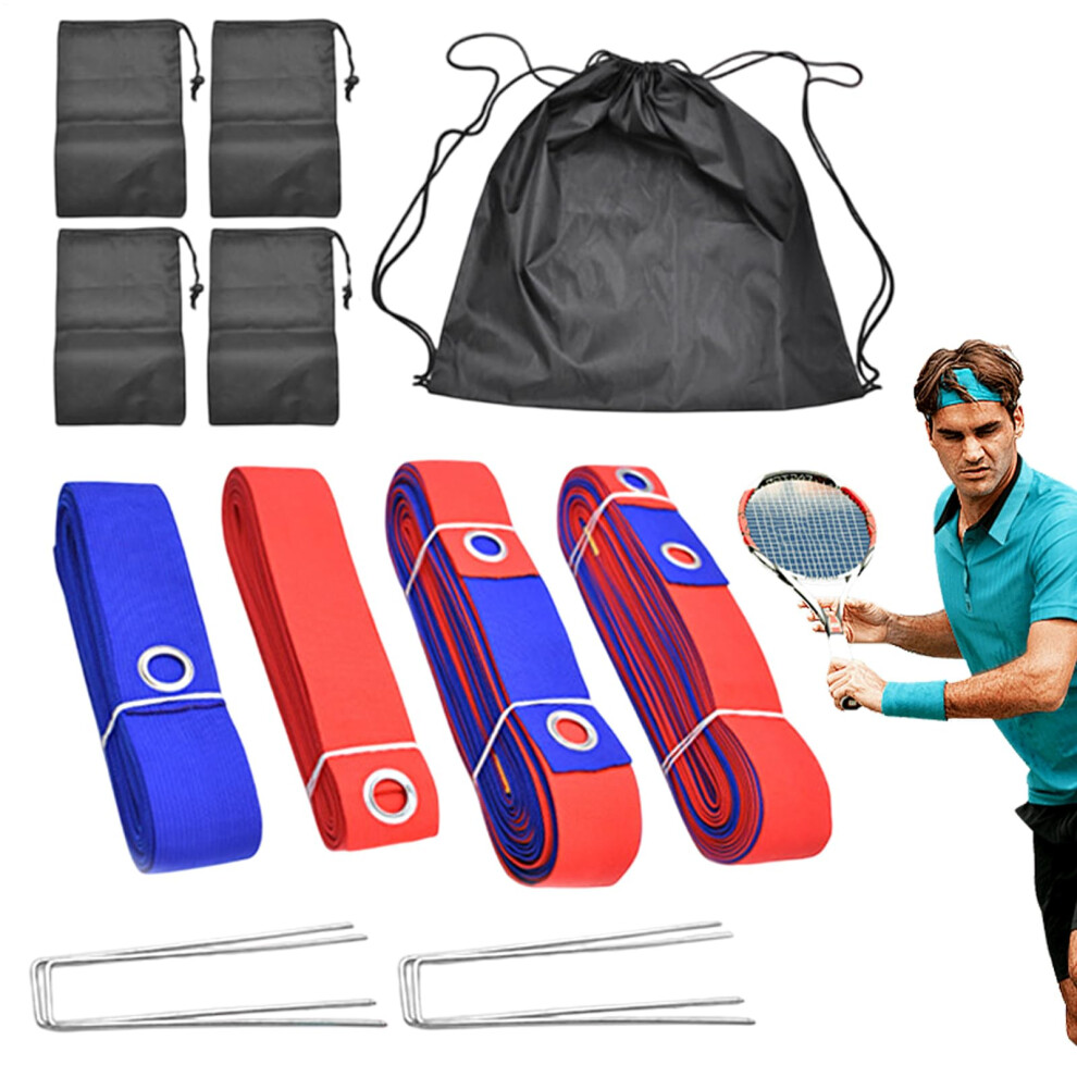 Volleyball Lines For Grass Highly Visible Boundary Lines For Sand Portable Foldable Court Boundary Cords For Outdoor Use-image-OPC-PKMVSRB-NEW