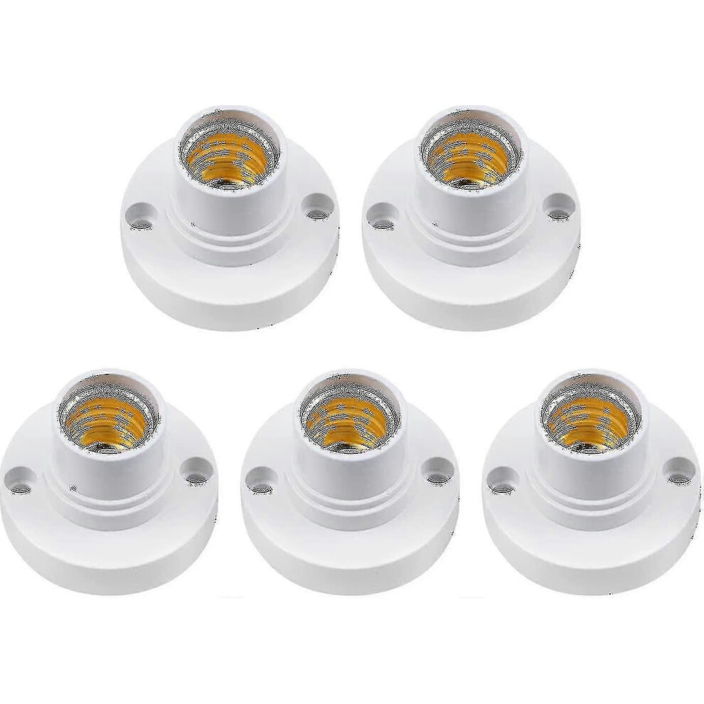 Pack E14 Sockets, E14 Edison Screw Sockets, Plastic Ceiling Sockets, Birthday Gift Light