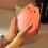 Cute Cat Shape Silicone LED Night Light USB Charging Warm White Light 5