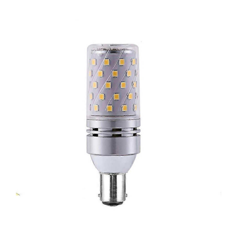 B15 Led Corn Bulbs 12W, 100W Incandescent Bulb Equivalent, 1200Lm, Warm 3000K, Chandelier Bulbs, Decorative Candle Bulbs, B15 Base, Light/White