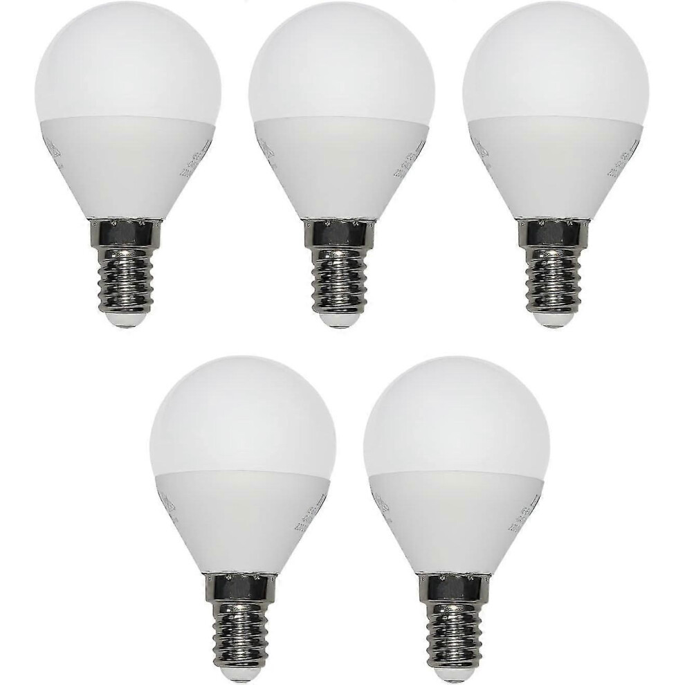 Pack Of 5 E14 Low-Energy Led Bulbs - 5 X 3 W - 250 Lm - Warm 3000 K White