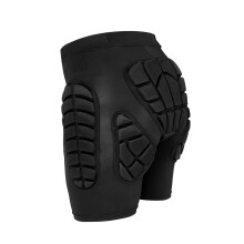 Protective Padded Shorts For Snowboard 3D Padded Ultrathin Ventilated Hip Tailbone Protection Black XS For Snowboarding