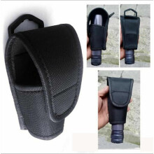 HOT Tactical Flashlight Pouch Waist Belt Bag Torch Lamp Holder Carry Case