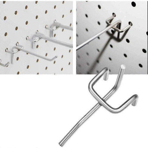 50 Pieces Pegboard Hooks,wall Shelf Hooks for Display Pegboard Garage Store Tools Storage Hanger Wall Shelf Hooks 2