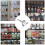 50 Pieces Pegboard Hooks,wall Shelf Hooks for Display Pegboard Garage Store Tools Storage Hanger Wall Shelf Hooks 5