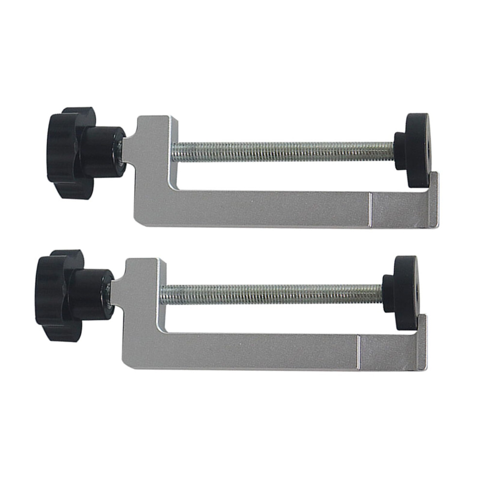 Adjustable Aluminum Clamp For Table Saw Guide Rail, Lightweight Woodworking Tool, Stable And Accurate Cutting 9393856853397