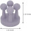 4 pcs Silicone Toothbrush Holder Multi-Function Hook Waterproof self Adhesive Single Toothbrush Hook Plug Holder for Wall   (Purple) 3