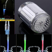 Temperature Change Sensor Faucet Sprayer Glow Led 3 Color Light Water Tap Shower3 Color