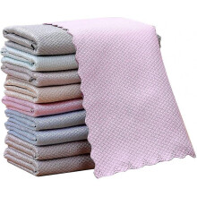 10 Pack Cleaning Cloths, Microfiber Cleaning Cloths, Kitchen Household Cleaning Cloth, Washable Microfiber Wipes