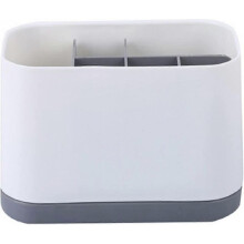 Compartment Large-Capacity Toothbrush Holder, Bottom Opening to Filter Moisture, Toothbrush Drying Holder, Detachable and Easy-to-Clean Storage Box,Gr
