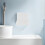 2St Wit Plakbare Badkamer Wandplank Plastic 6