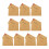 10 pezzi kraft vintage per ringraziamenti e 7