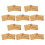 10 pezzi kraft vintage per ringraziamenti e 1