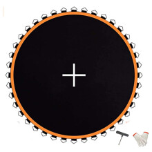 Trampoline Replacement Jumping Mat 6/8/10/12/13/14/15/16 Ft Round Waterproof Anti-UV Mat Compatible With Round Frames