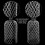 6pcs Metal Gutter Guards, 4.5-8.5cm Expandable Screen Filter Strainer Leaf Gutter Strainer 7