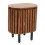 Slatted Mango Wood Bedside Table 2