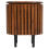 Slatted Mango Wood Bedside Table 1
