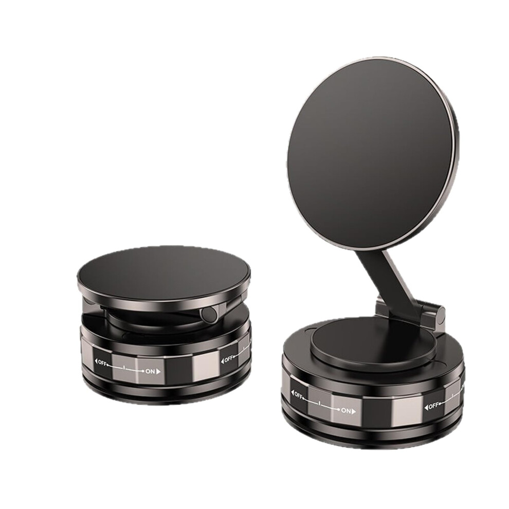 Phone Mount 360-Rotatable Vacuum Magnetic Car Phone Holder, Suction Cup Mount For Gym, Running, Cycling 9084446014976