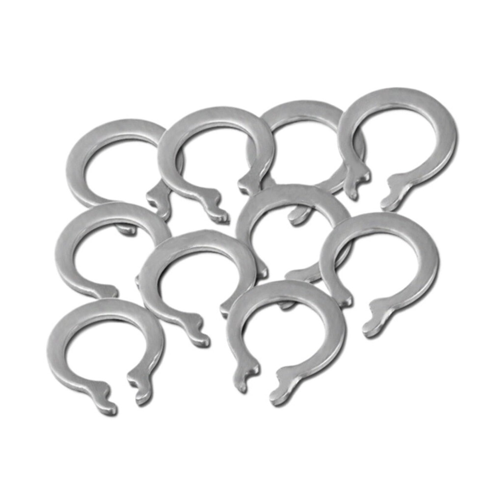 Clip Rings 100Pcs M3 M4 M5 M6 304 Stainless Steel External Circlip C-Type Snap Ring Retaining 9016109982926