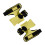 Weight Lifting Gloves with Wrist Support, Full Palm, Yellow 10