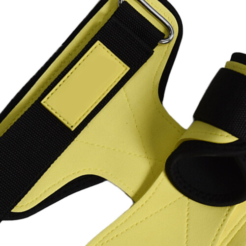 Weight Lifting Gloves with Wrist Support, Full Palm, Yellow 2