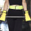 Weight Lifting Gloves with Wrist Support, Full Palm, Yellow 4