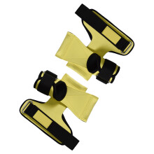 Weight Lifting Gloves with Wrist Support, Full Palm, Yellow