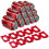 Bottle and Can Easy Stacker, Red Silicone Tin Can Storage Holder 2 Pack 1