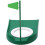 Golf putter cup and flagpole putter training hole all-round face adjustment practice golf 2