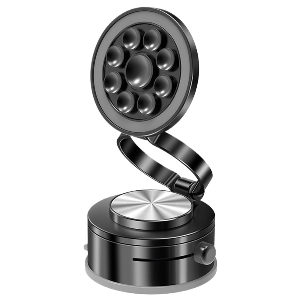 Vacuum Suction Phone Holder, 360-Degree Rotating Magnetic Car Mount, Windshield/Dashboard Mount, Fits Most Phones 9354506833558