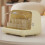 Transparent Plastic Cup Storage Box 38.5x27x25cm Dustproof Rack 4