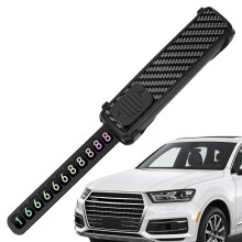 Temporary Parking Car License With Dashboard Phone Number Card And Plate For Cars RVs SUVs Trucks