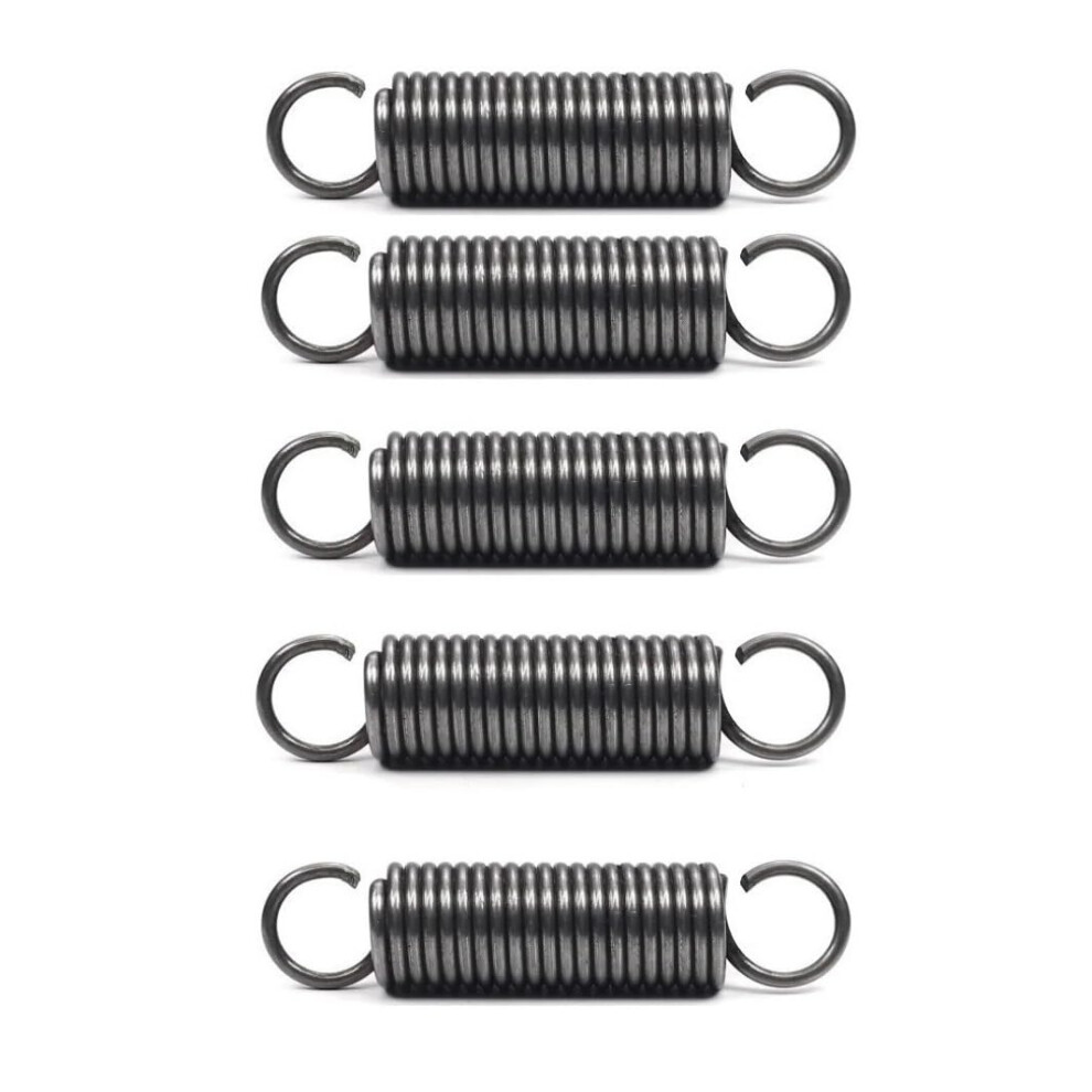 Tension Springs With Hooks 40Mm Length 1.6Mm Wire Diameter 10Mm Od 5-Piece Set 9354506834036