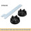 2 Pcs Blender Rubber Coupler Gear with Removal Tool for Kitchenaid 9704230 5