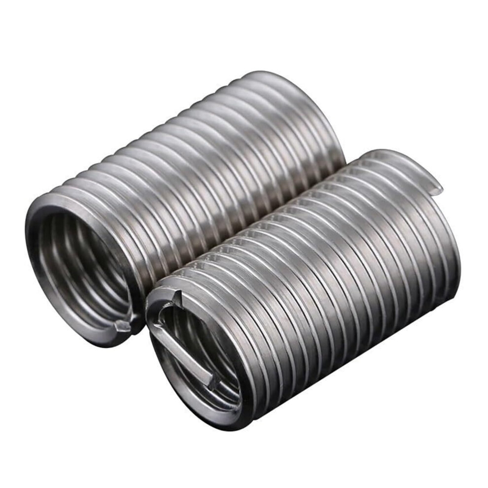 Steel Sheath Helical Thread Inserts Coiled Sleeve Stainless 304 D1 M1.6x0.35 (10Pcs) For Stripped Damaged Threads 9393856855469