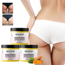 Scrubs Bikini Parts Brightening Whitening Kojic Turmeric Frosting Cream Ice Cream Exfoliation Body Scrub Cream 3pcs